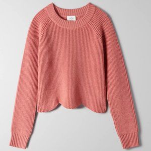 Aritzia Wilfred Scalloped Sardou Sweater
